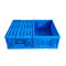Fresh Food Loading Plastic Collapsible Crates 600*400*240 mm Mesh Structure