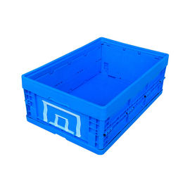 안정적 푸른 접을 수 있는 플라스틱 컨테이너 / 접힌 플라스틱 나무상자