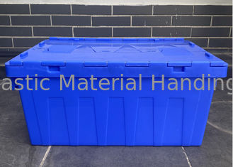 Customized Color 150kg Moving Plastic Nest Container Attached Lid