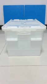 표준 크기 PP 플라스틱 부착된 덮개 용기 더 높은 부하 용량