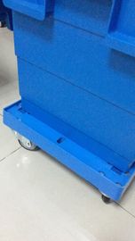 3 인치 4 이동하는 PU 휠 플라스틱 적층 돌리 키는 특화했습니다