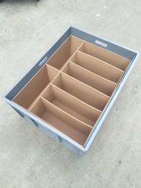 부하 용량 40 킬로그램과 처녀 폴리에틸렌 청색 600*400 밀리미터 유럽 적층화 컨테이너