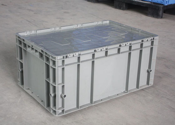 600*400mm 35 킬로그램 PP 유럽 적층 컨테이너 임팩트 저항